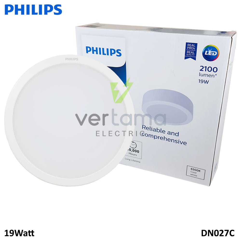 Philips Lampu Downlight LED Outbow DN027C LED19 19W 19Watt D225