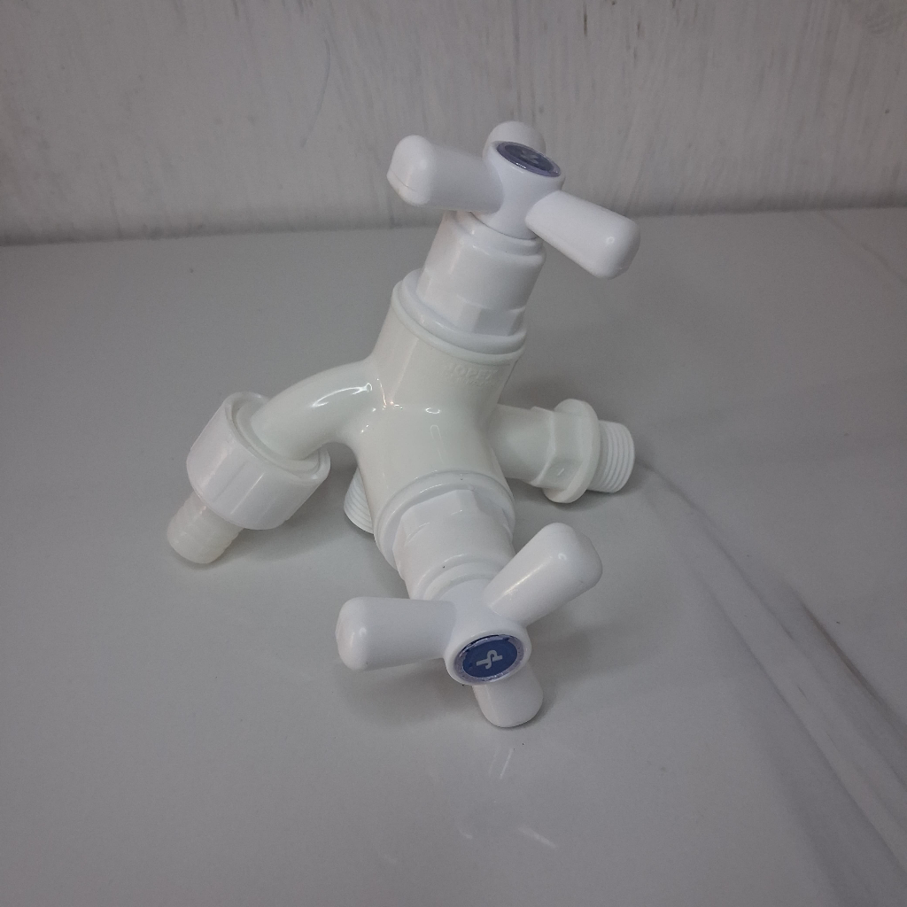 Kran Cabang Kran Dobel Shower Jopex Ukuran 1/2"