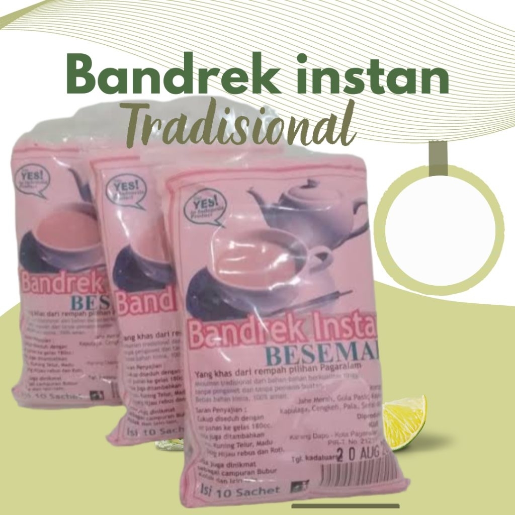 

Bandrek Paket 1bal isi 10pcs (100sachet)