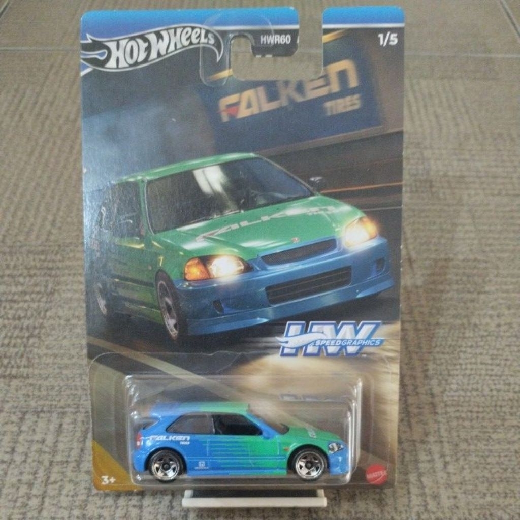 HOT WHEELS HONDA CIVIC TYPE R FALKEN (31)