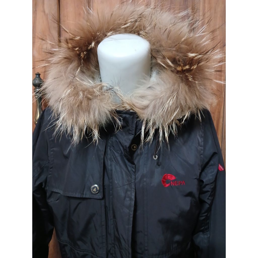 JAKET NEPA HOODIE FUR FOX BULU RUBAH