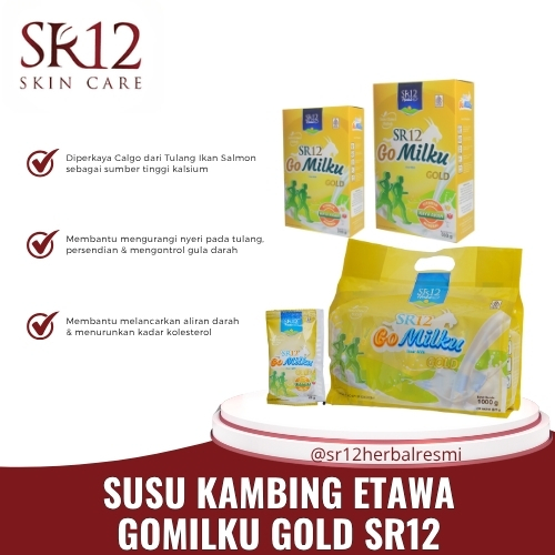 

Gomilku Gold SR12 Susu Kambing Etawa Rendah Lemak Tinggi Kalsium Bebas Gula