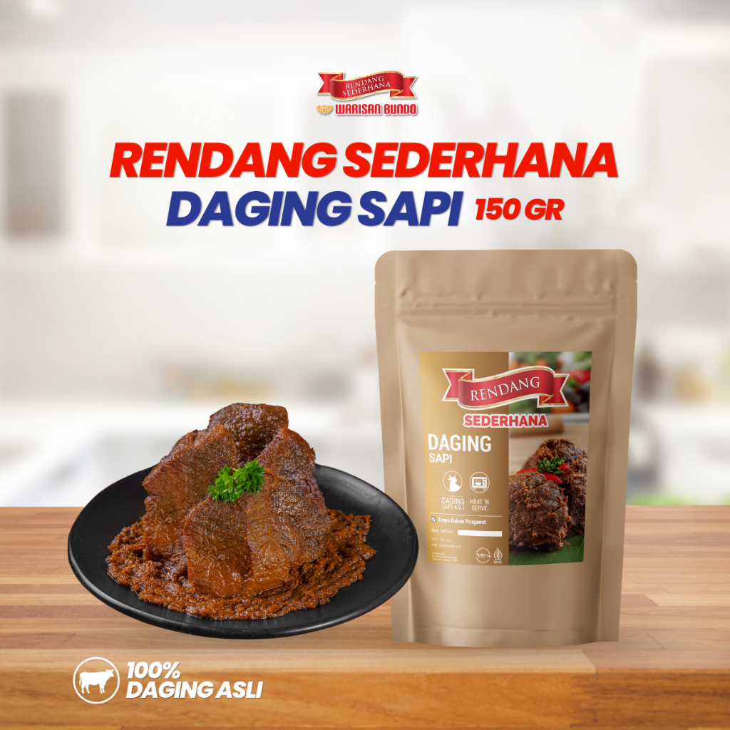 

RENDANG DAGING SAPI 150 GRAM