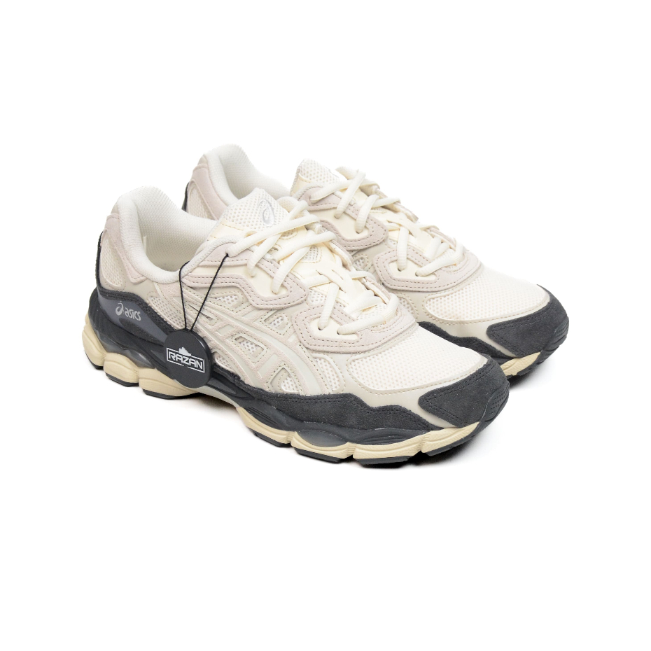 Asics Gel NYC White Smoke Grey 100% Authentic Original