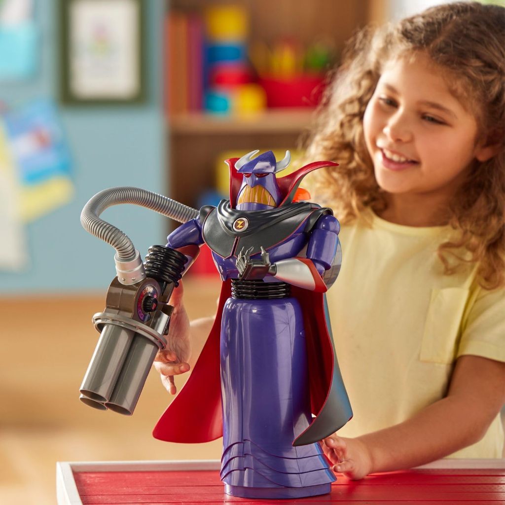 Disney Store Official Zurg Interactive Talking Action Figure from Toy Story, Features Sounds and Phr