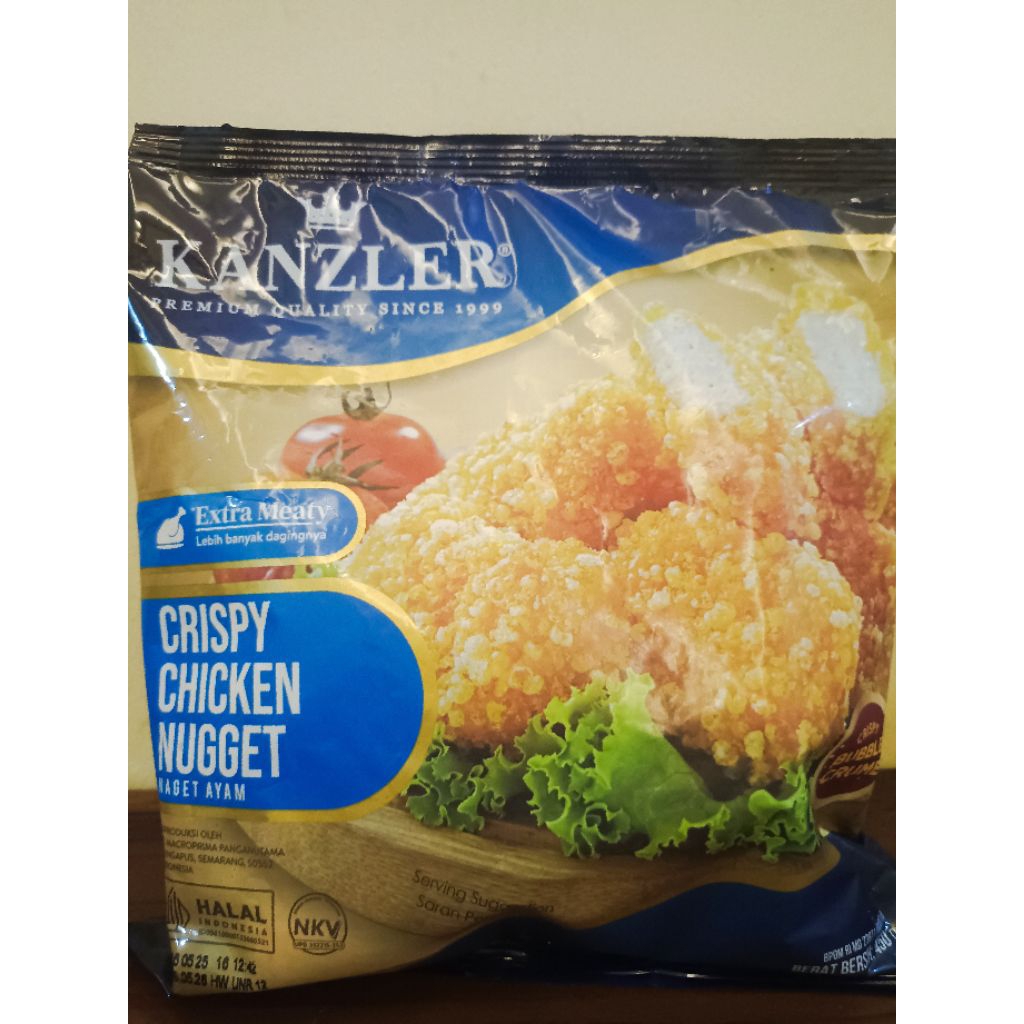 

Kanzler crispy chicken nugget 450gr