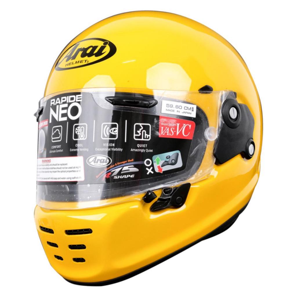 Helm Arai Rapide-Neo Sport Yellow - Helm Full Face SNI