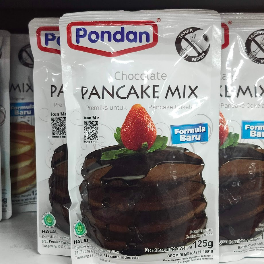 

PONDAN Pancake Mix Coklat 125gr