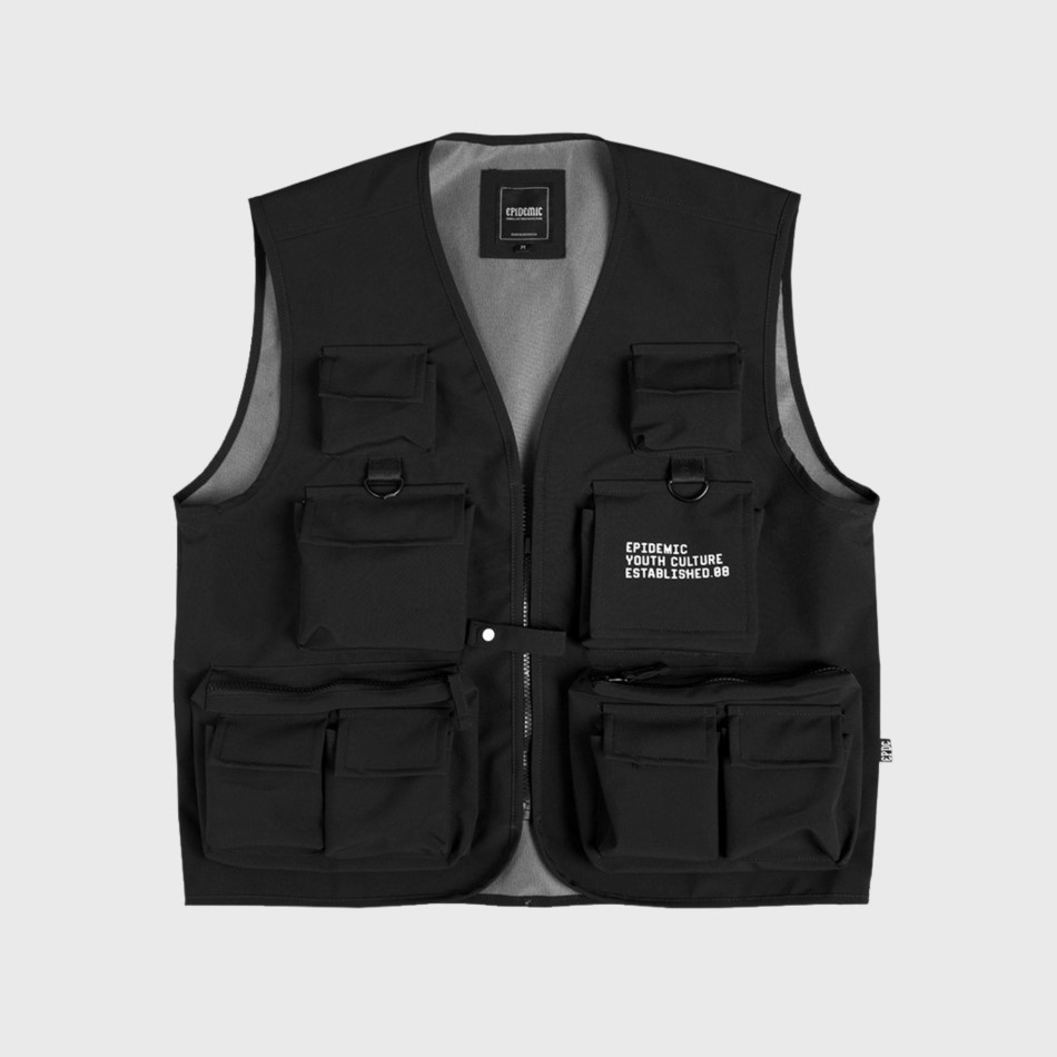 Epidemic Tactical Vest | Rompi Peacock Black
