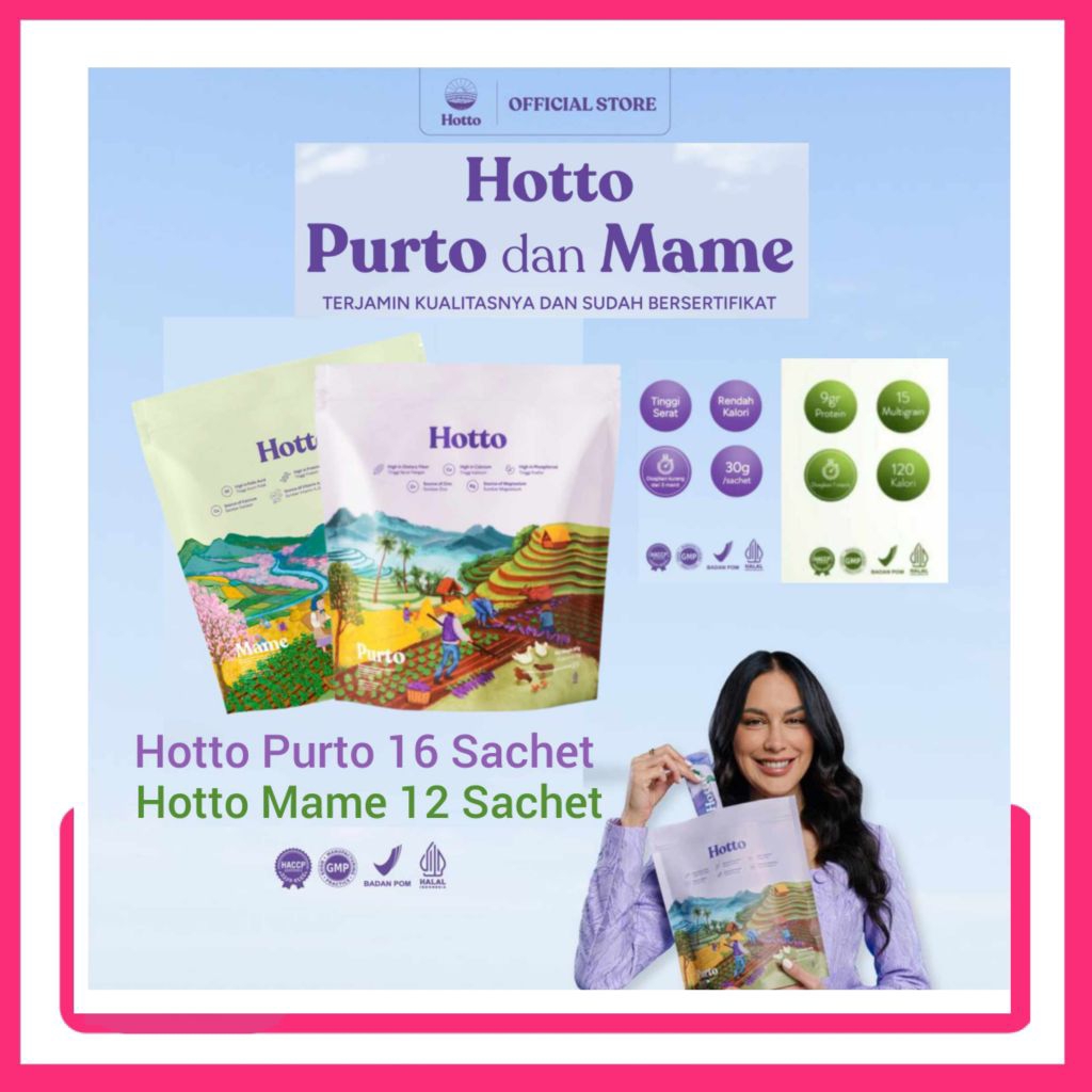 

Hotto Purto / Hotto Mame Multigrain Sereal Oat 10 Pouch - 30 Pouch