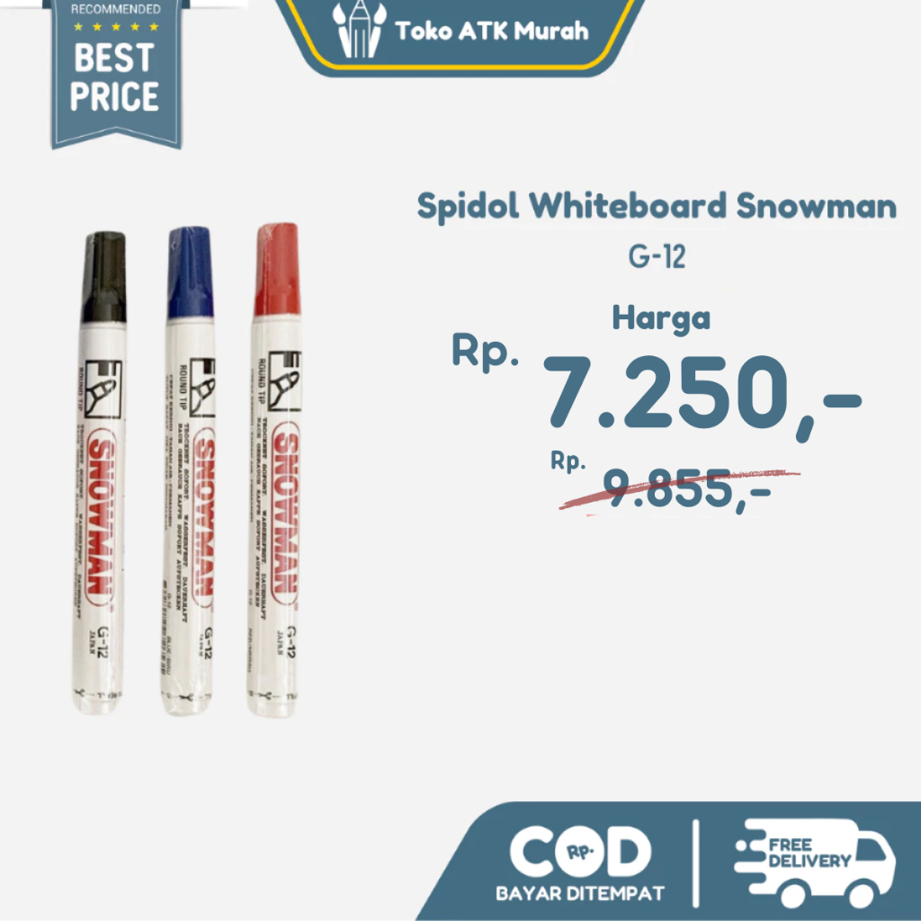 

Spidol Permanent Snowman G-12