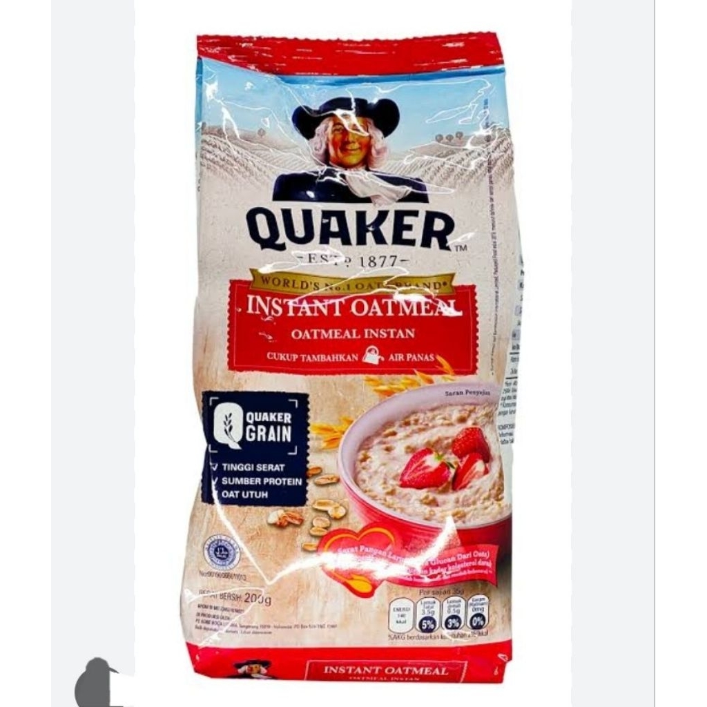 

Quaker instan oatmeal 200gr