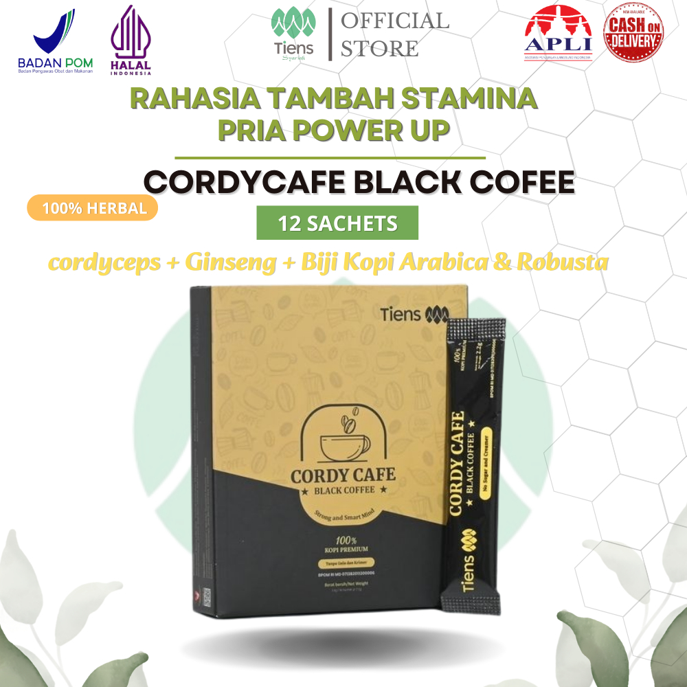 

Kopi Ginseng Cordy Cafe Black Coffee Supplement Stamina Pria Kopi Hitam Stamina Daya Tahan Tubuh