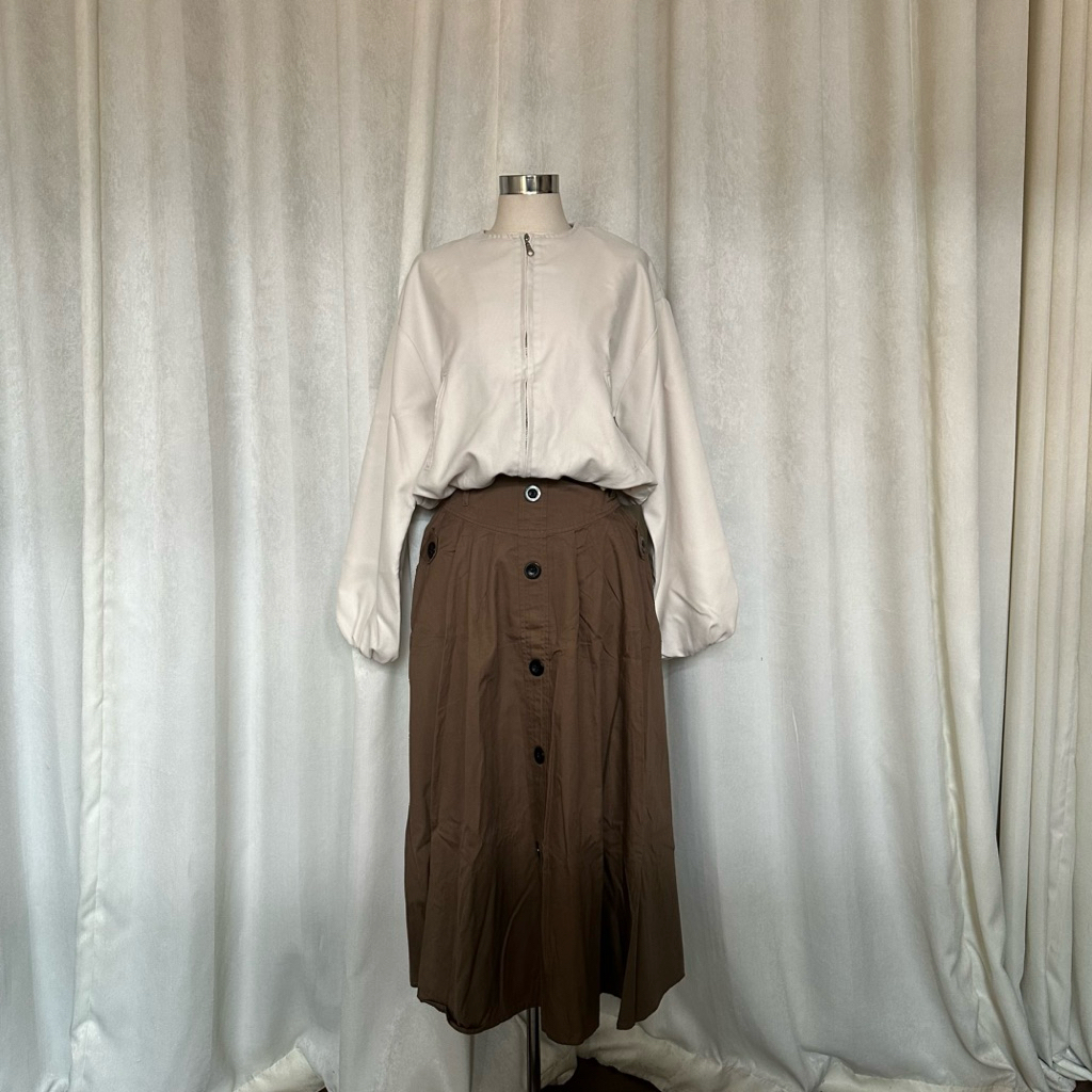rok coklat preloved