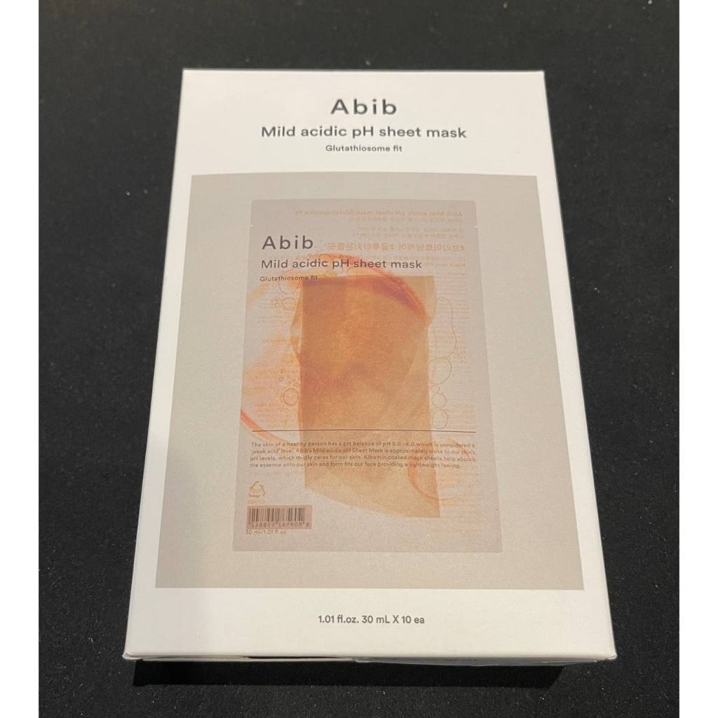 Abib Face Sheet Mask (Mild Acidic pH Glutathiosome fit)