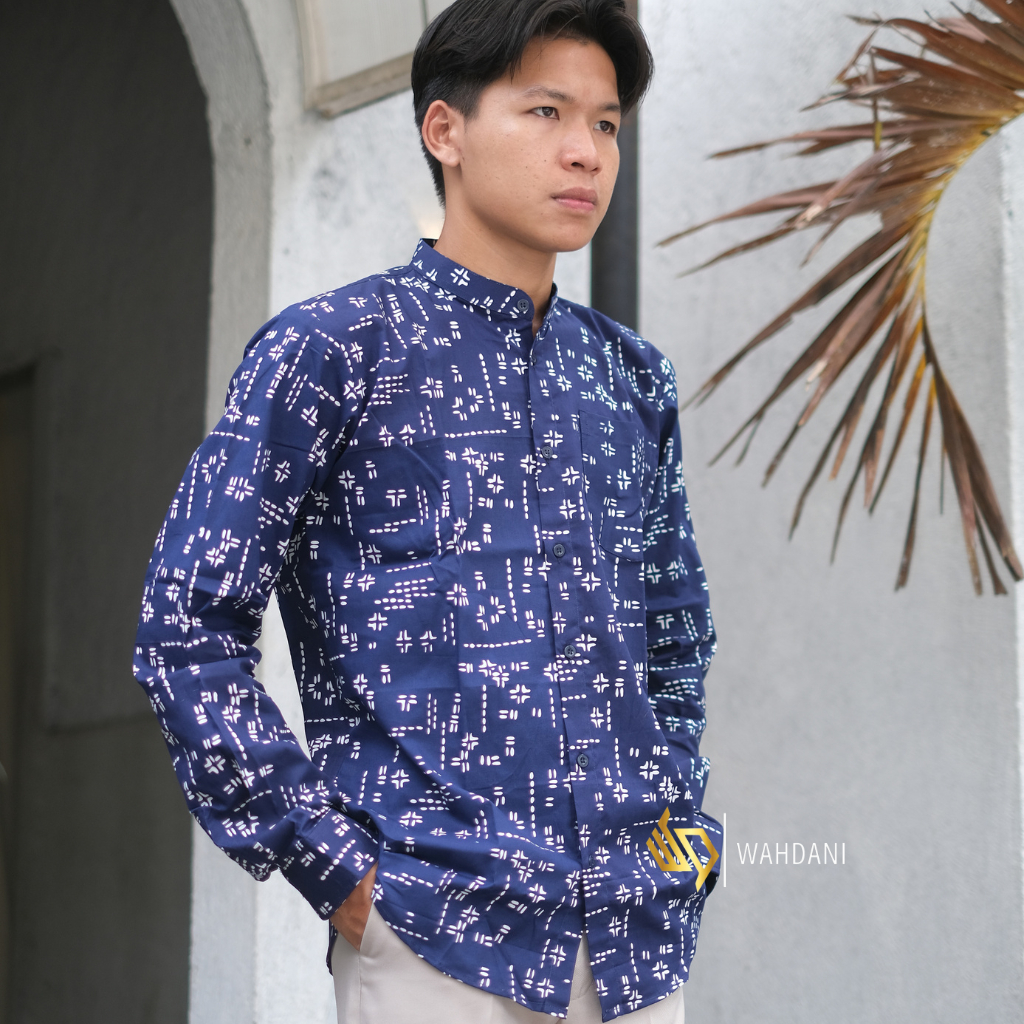 Kemeja Batik Pria  Koko Shanghai By.WD|Wahdani