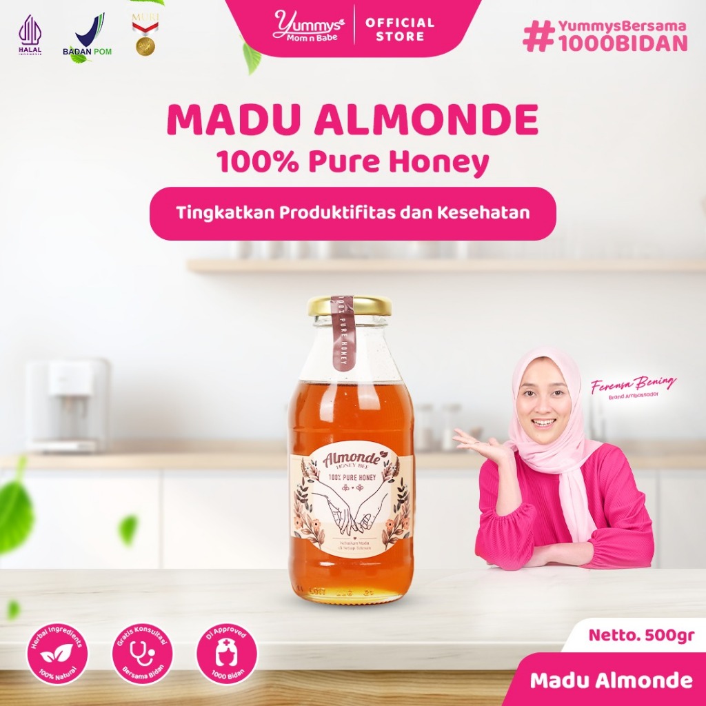 

Madu Lebah Sahaja & Madu Almonde - Madu Premium Murni Untuk Imunitas dan Kesehatan
