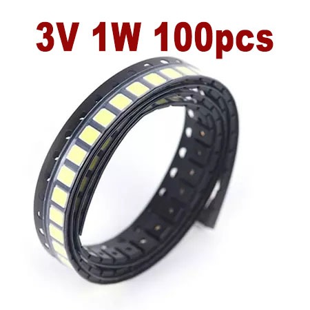 LED SMD 2835 1W 3V LED 3528 3V WHITE LED 3V LAMPU STRIP 100 pcs