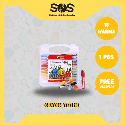 

Crayon Titi 18 Warna 1 pcs