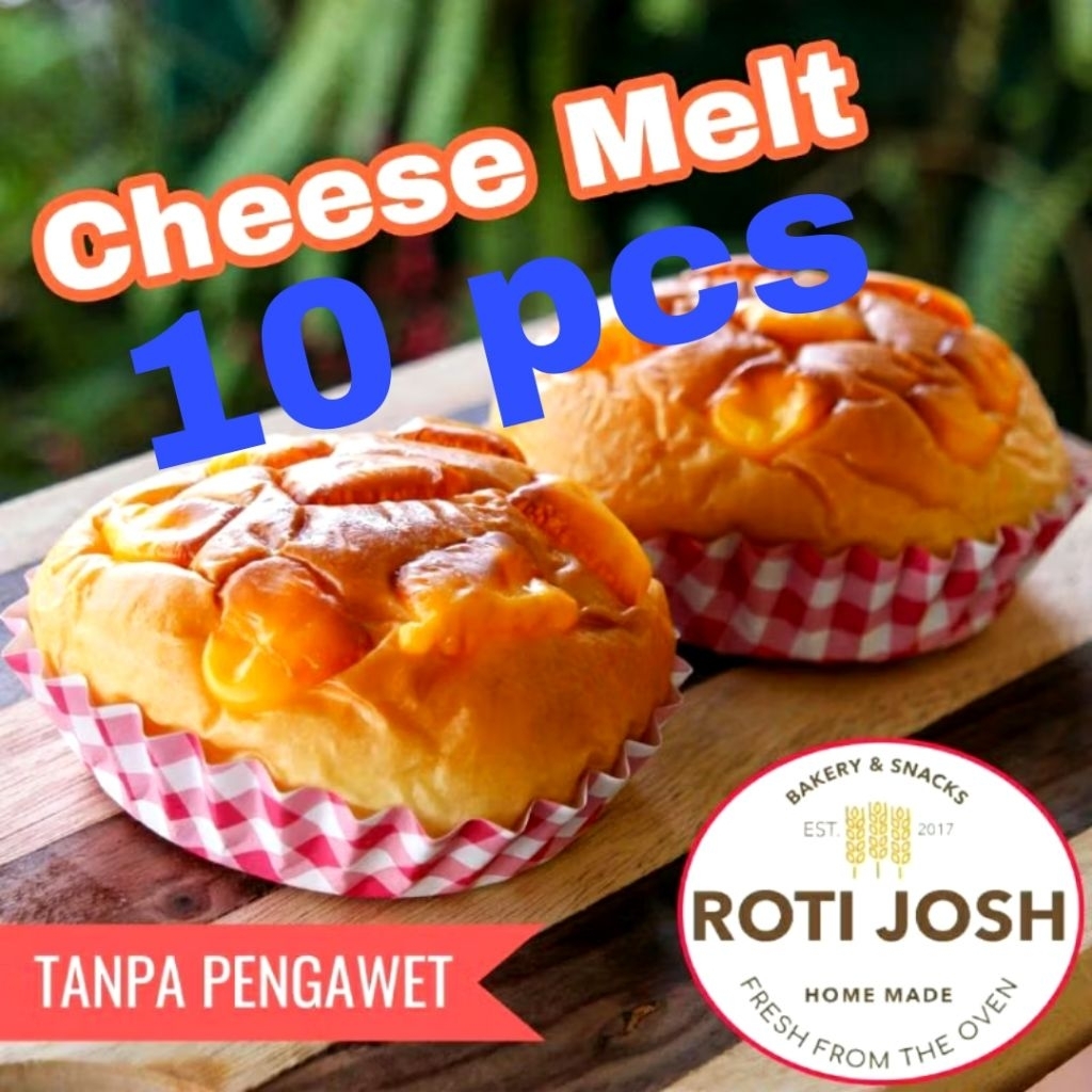 

Roti Cheese Melt (10pcs) - Roti Josh. (pesan sebelum jam 4 sore dikirim besok harinya)