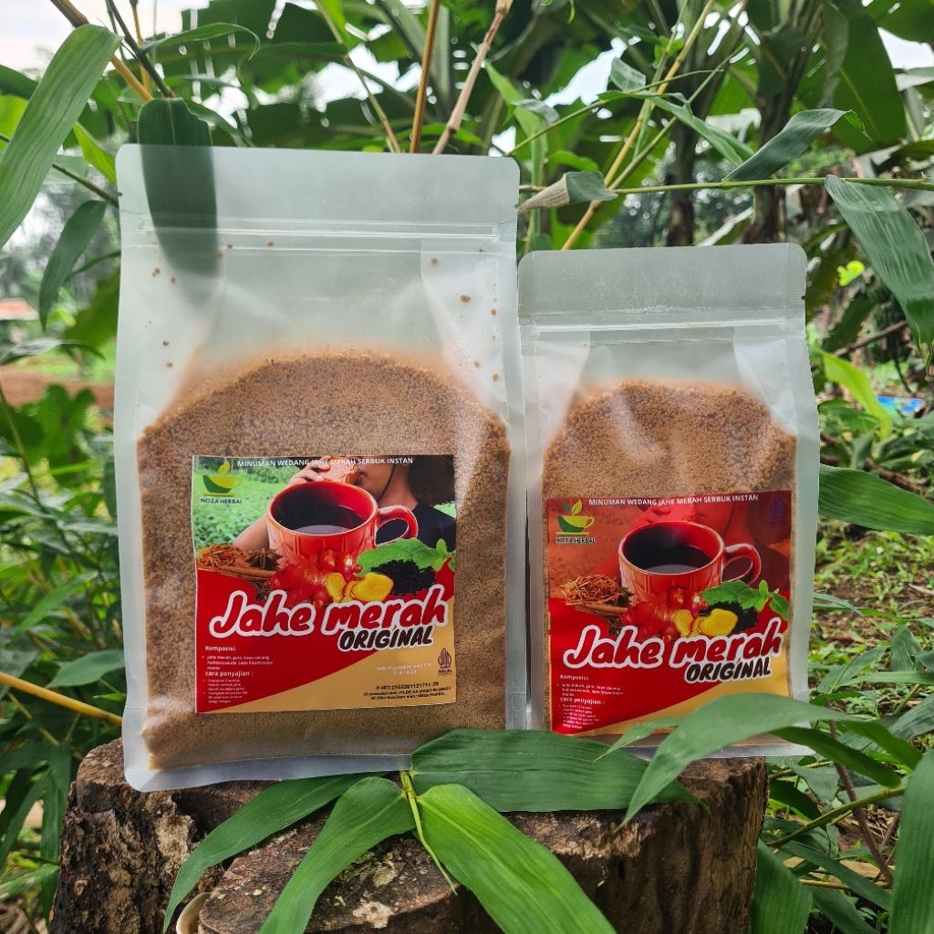 

Wedang jahe merah serbuk instan premium bubuk praktis