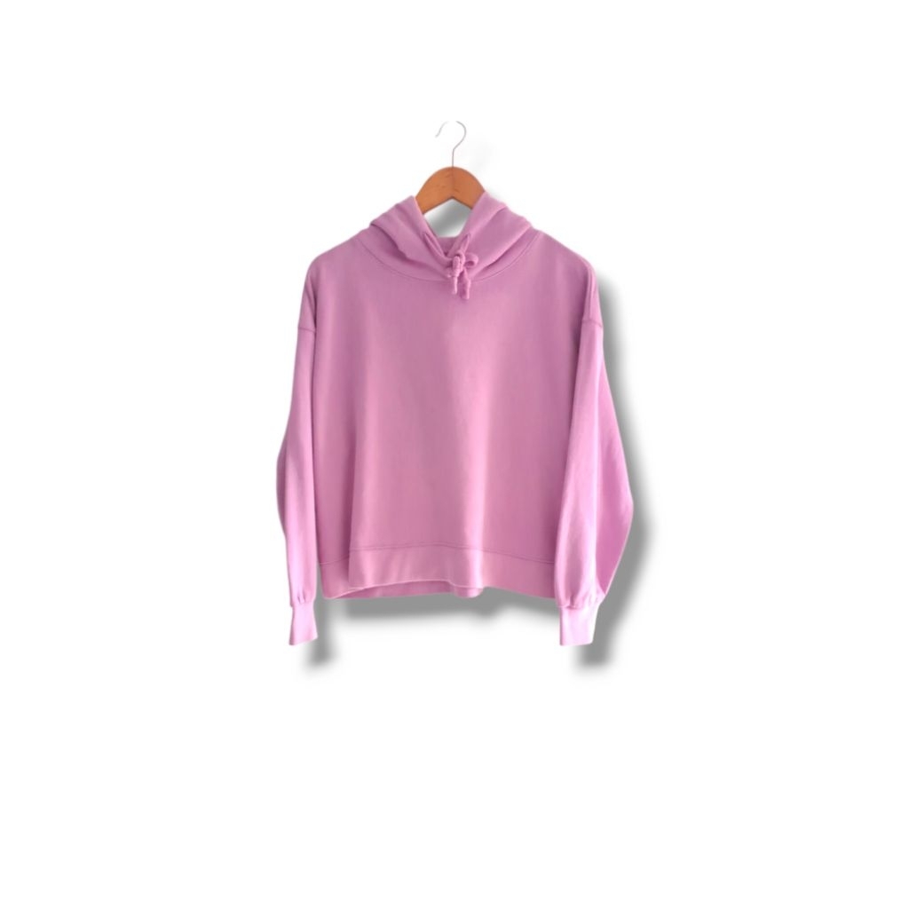 Hoodie uniqlo croptee original wanita M