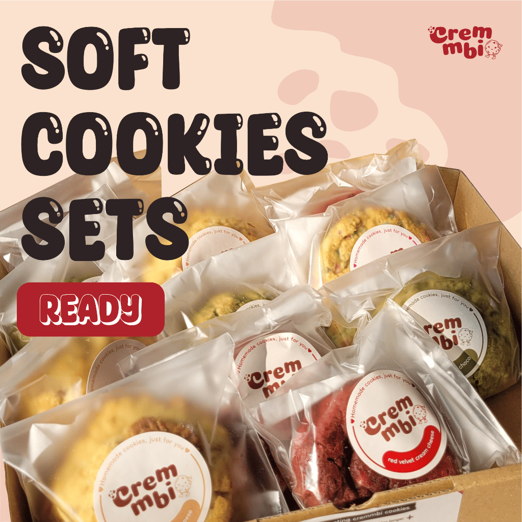 

Cremmbi Soft Cookies Set Lusin Ready