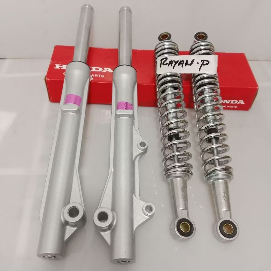 SUPRA FIT SUPRA LAMA SUPRA X SOK DEPAN+BELAKANG PLUS TABUNG KEV CAKRAM ORIGINAL