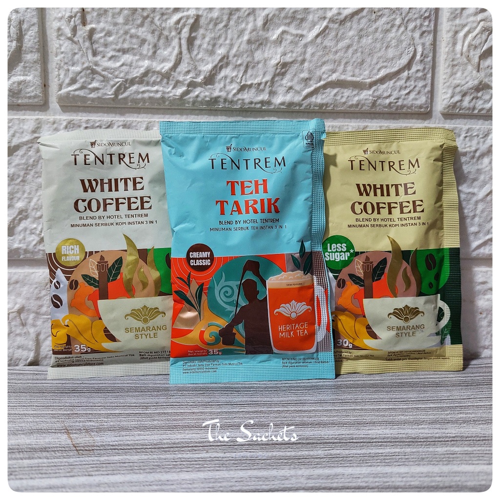 

Sido Muncul Tentrem White Coffee 3in1 Less Sugar Teh Tarik Sachet