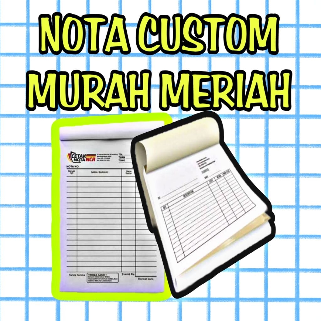 

JASA CUSTOM NOTA MURAH BERKUALITAS TERBAIK 100%