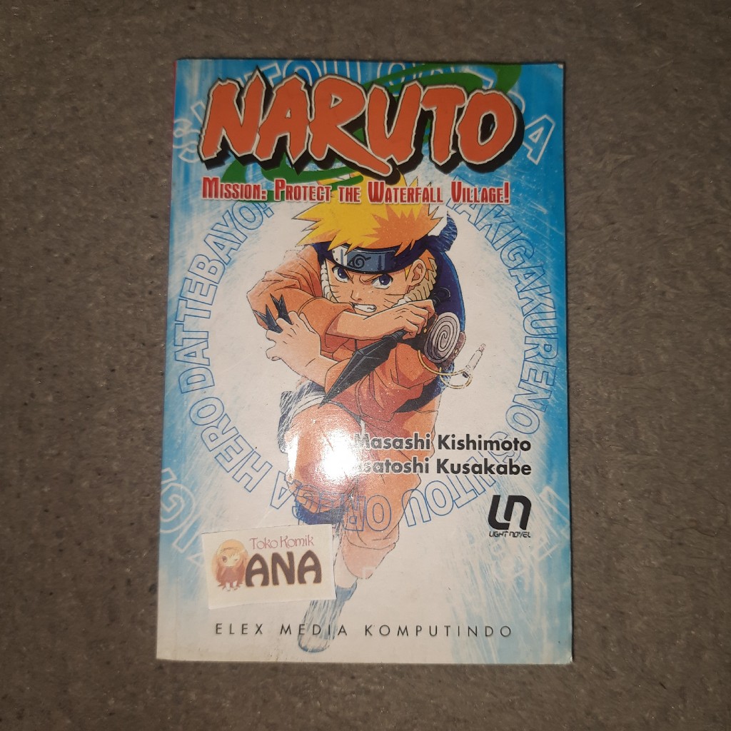Buku J-Lite Novel Naruto Mission Protect the Waterfall Village