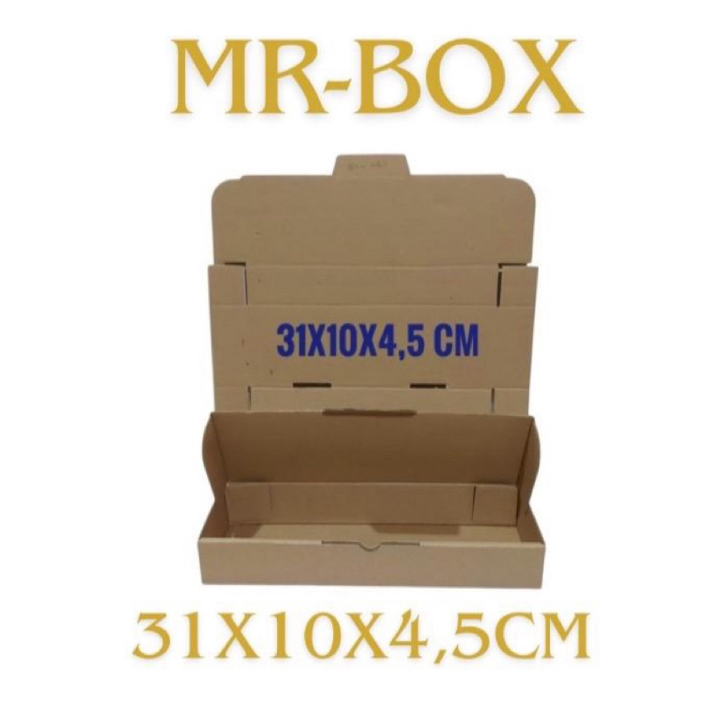 

Kardus karton polos uk. 31x10x4,5 cm - box kotak model DIE CUT PIZZA