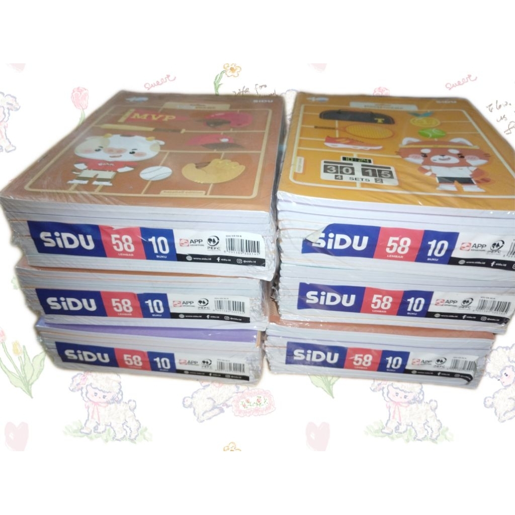 

buku tulis SIDU 58 lembar
