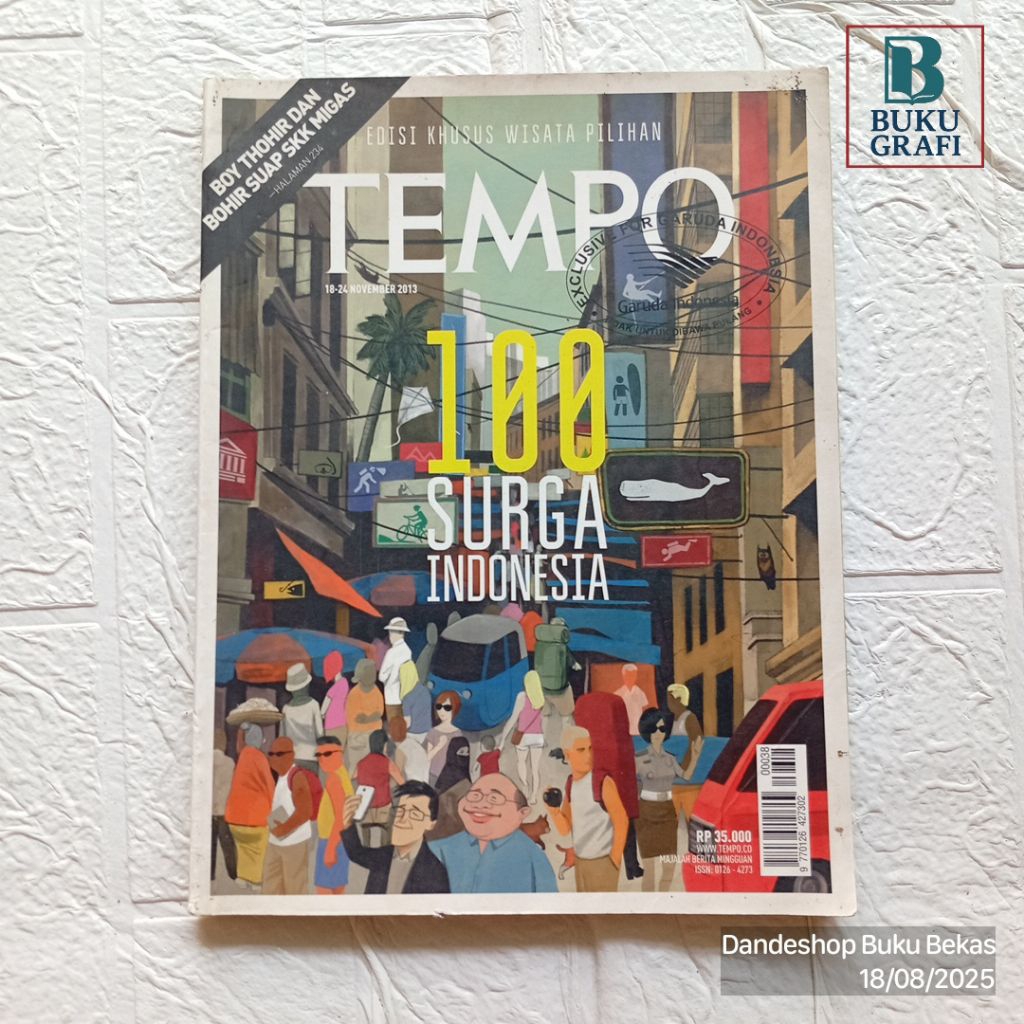 Tempo Edisi Khusus Wisata Pilihan - 100 Surga Indonesia (Nov 2013) - Majalah Bekas Preloved