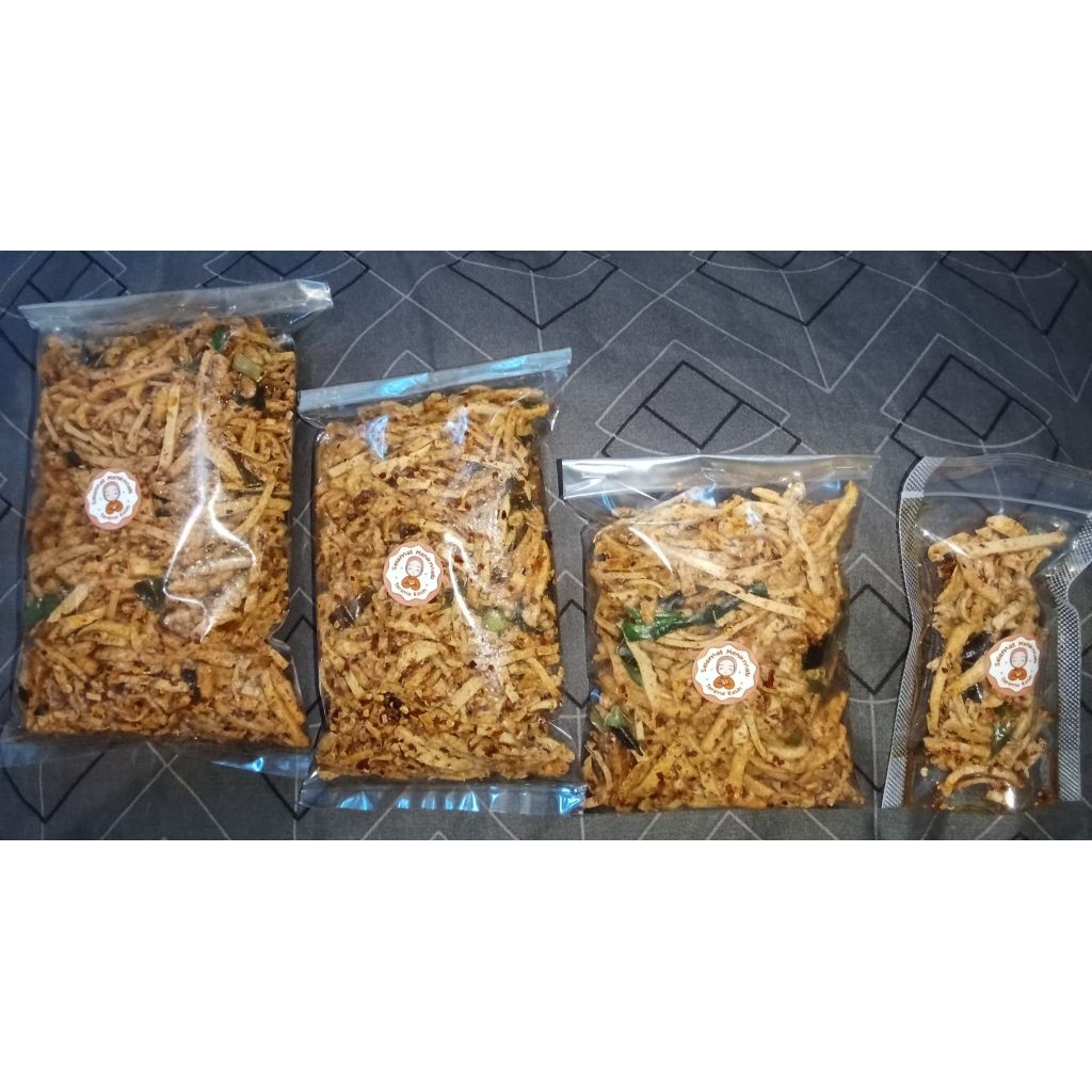 

Basreng pedas Chili oil daun jeruk