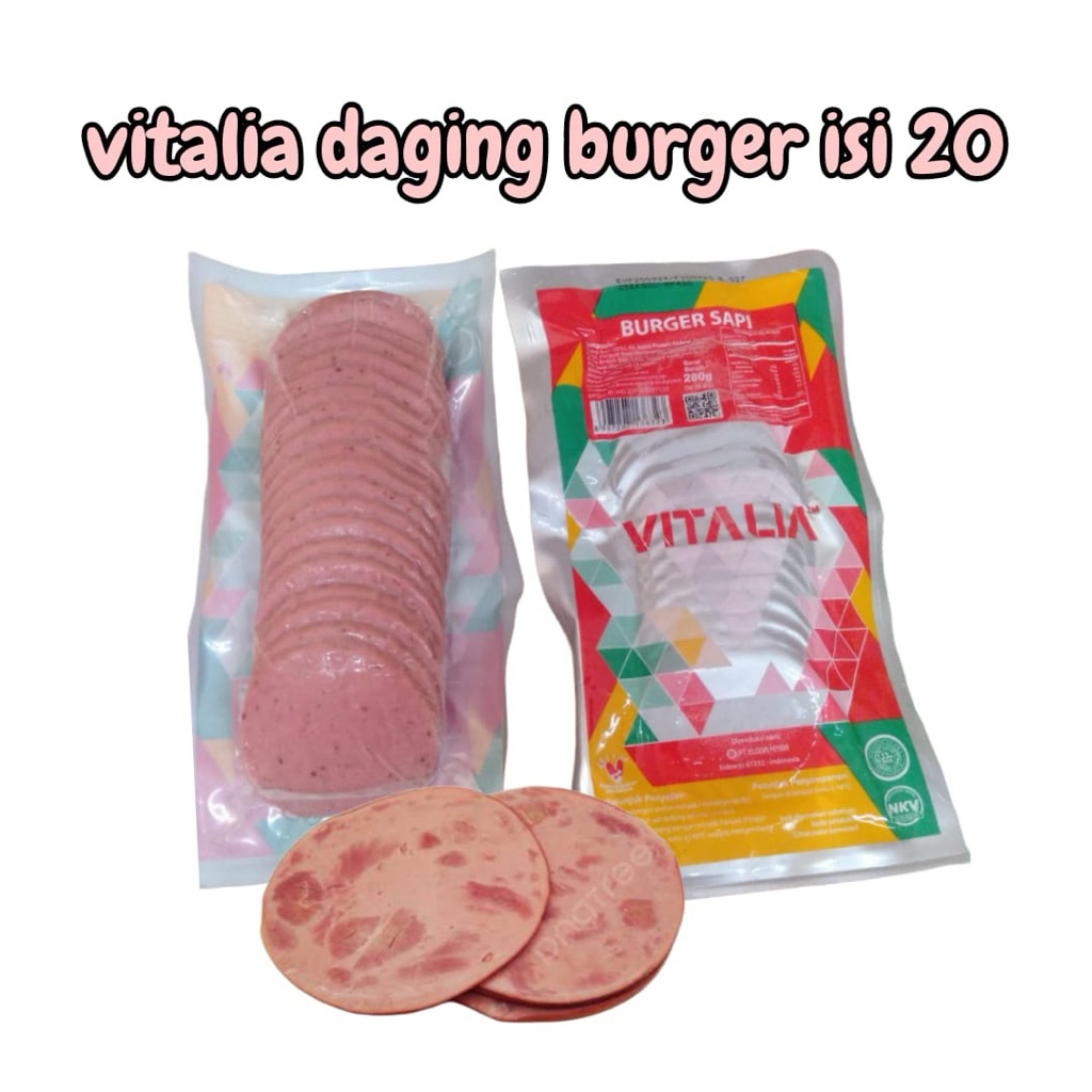 

Vitalia daging burger isi 20