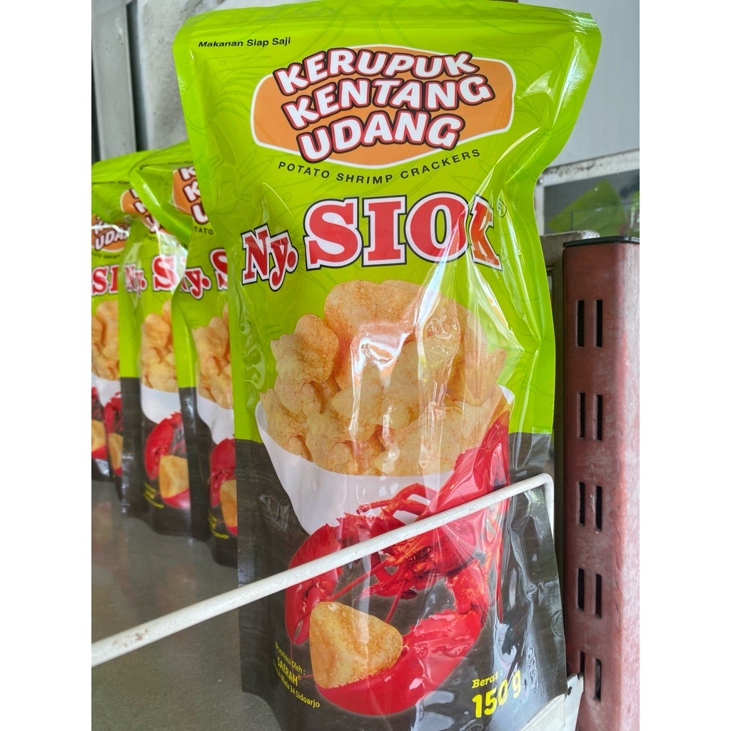 

Krupuk kentang udang matang NY.SIOK 150gr