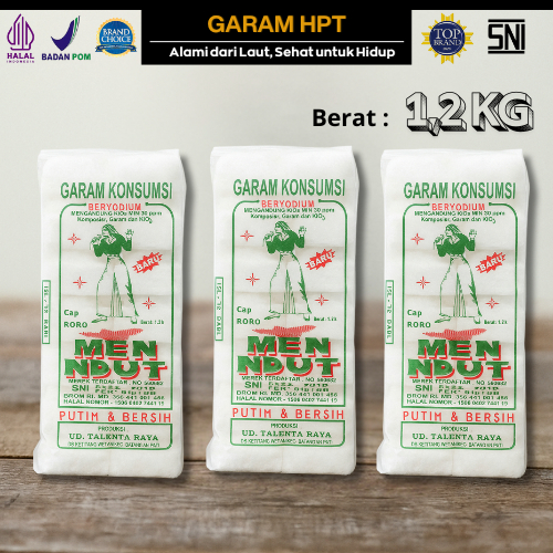 

Garam Dapur Balok Beryodium 10 Pcs / Garam Briket Besar Isi 12 Kotak - Briket 1,2 kg
