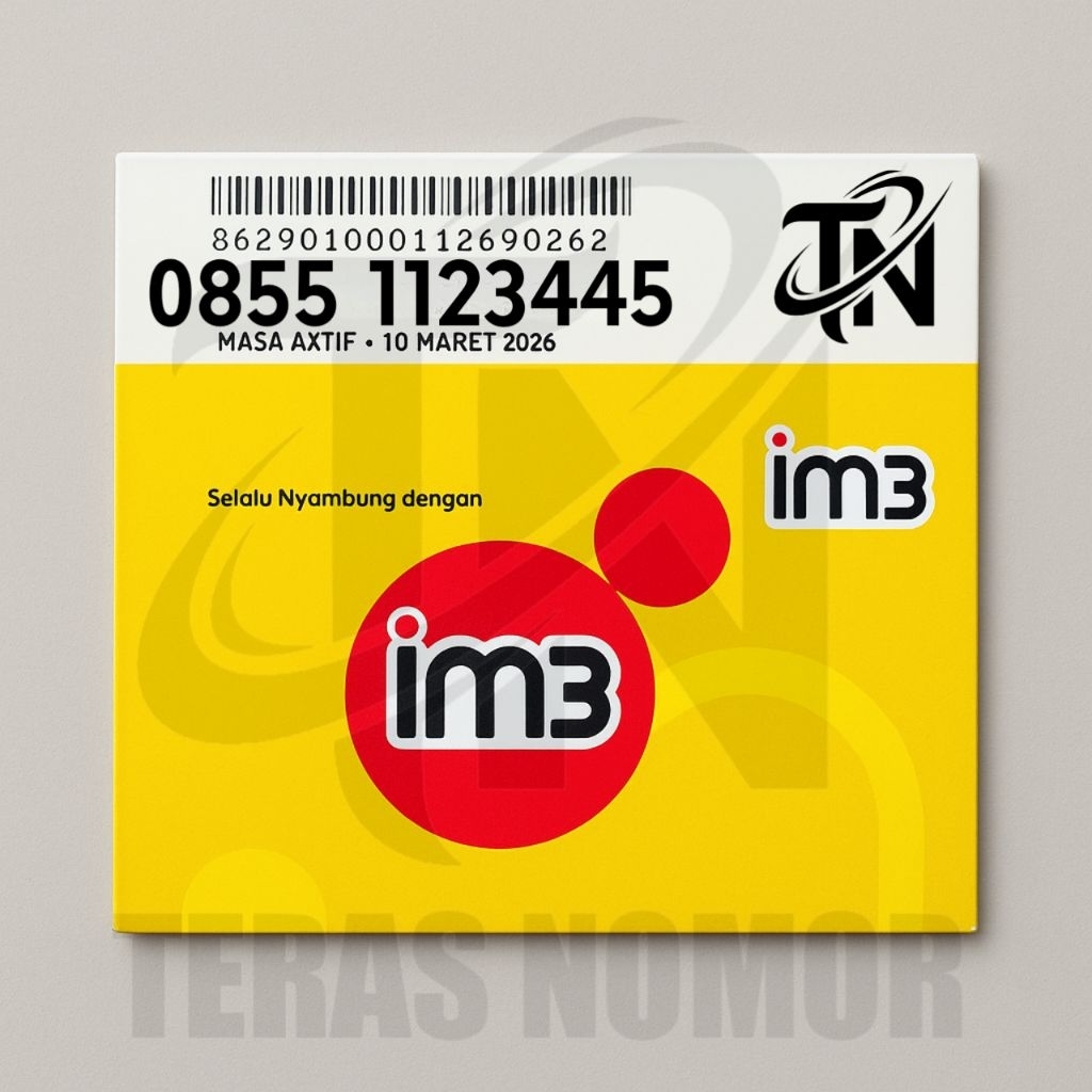 NOMOR CANTIK INDOSAT 11 DIGIT URUT 12345