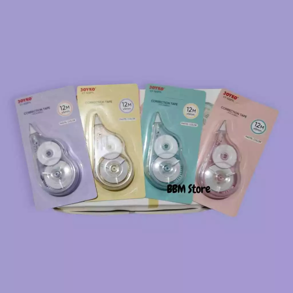 

TipEx Kertas Pastel /Correction Tape Joyko CT-522PTL Corection Tape Pita Kertas - Jual Satuan