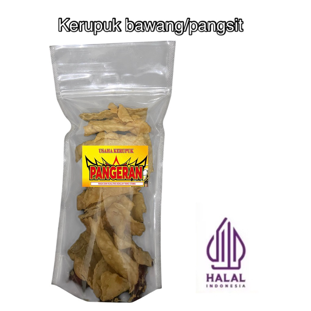 

KERUPUK BAWANG/PANGSIT original renyah gurih