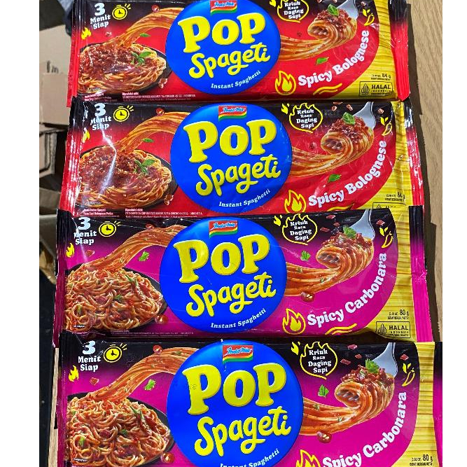

Indomie Pop Spageti Spciy Carbonara / Spciy Bolognese 80gram