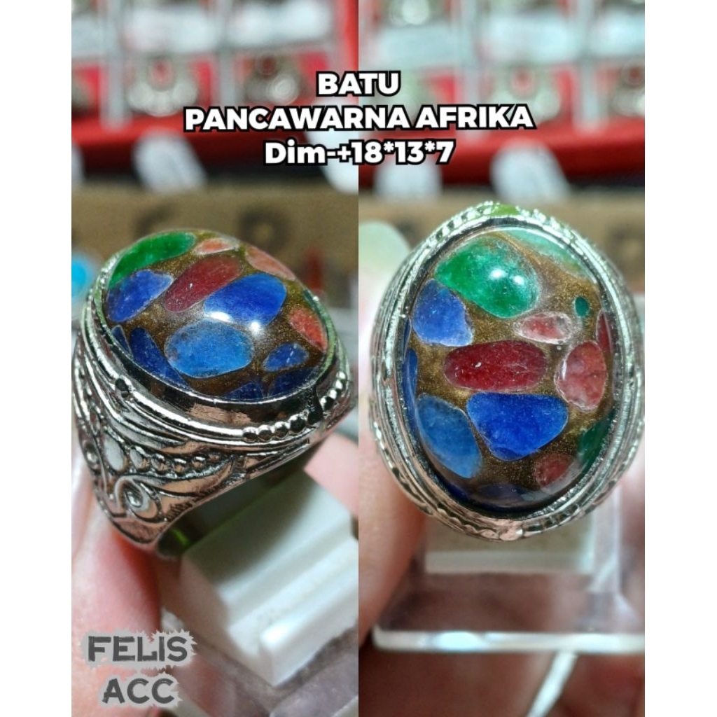 BATU CINCIN PANCAWARNA AFRIKA