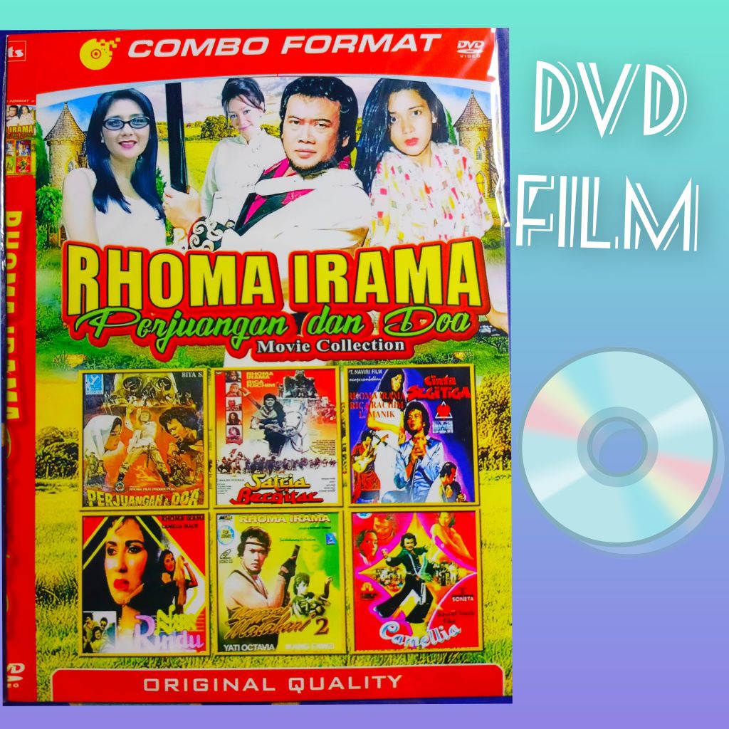 Kaset film Rhoma iraha Perjuangan dan doa Koleksi 6 judul film terbaik