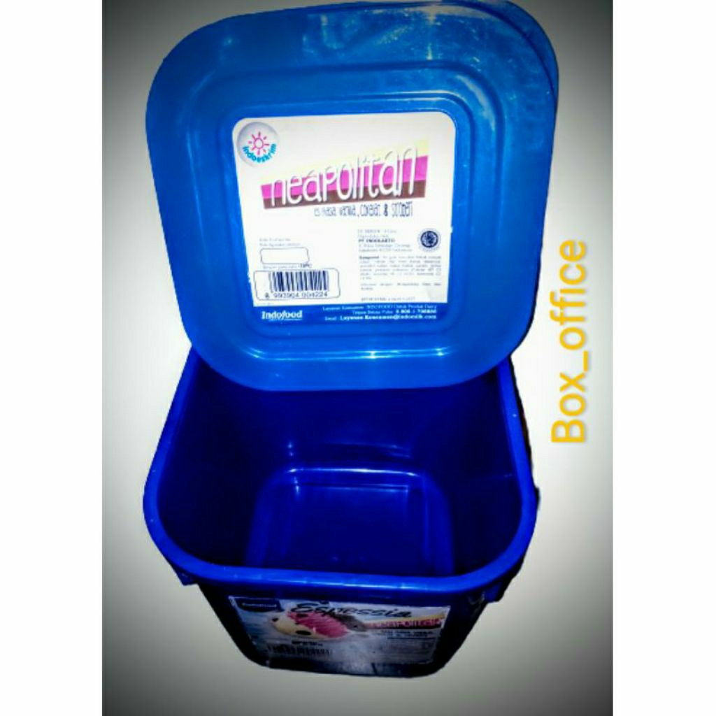 box es krim biru - 8L (storage fashion, dll)