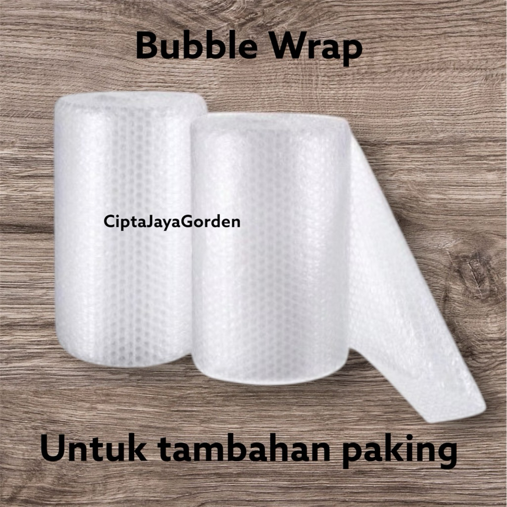 

Bubble wrap tambahan paking sefty