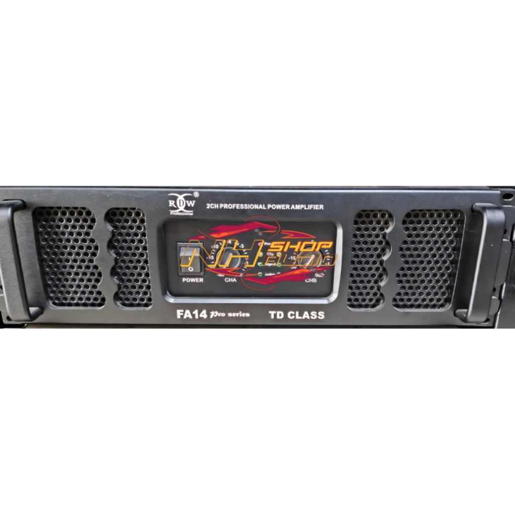Power RDW FA14PRO Series TD Class *2x2300Watt Power Amplifier Rdw Fa14pro / Fa14000 Terbaru Power Am
