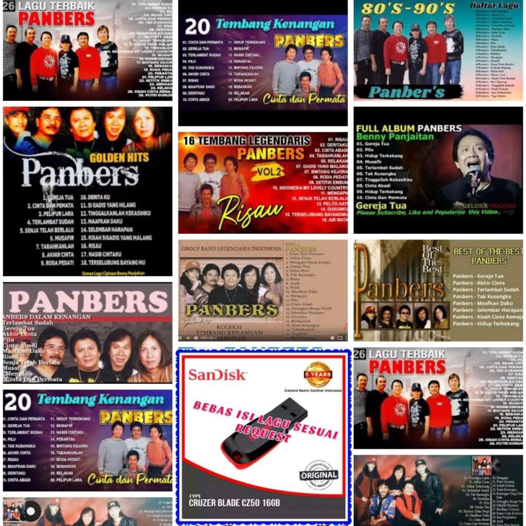 USB MOBIL MUSIK MP3 LAGU PANBERS TERPOPULER LAGU PANBERS FULL ALBUM - LAGU KENANGAN - BISA DI SPEAKE
