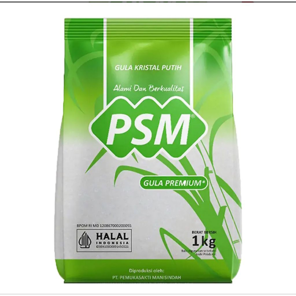 

GULA PASIR PSM KEMASAN 1 KG GULA PREMIUM