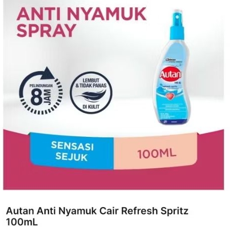autan anti nyamuk spray 100 ml